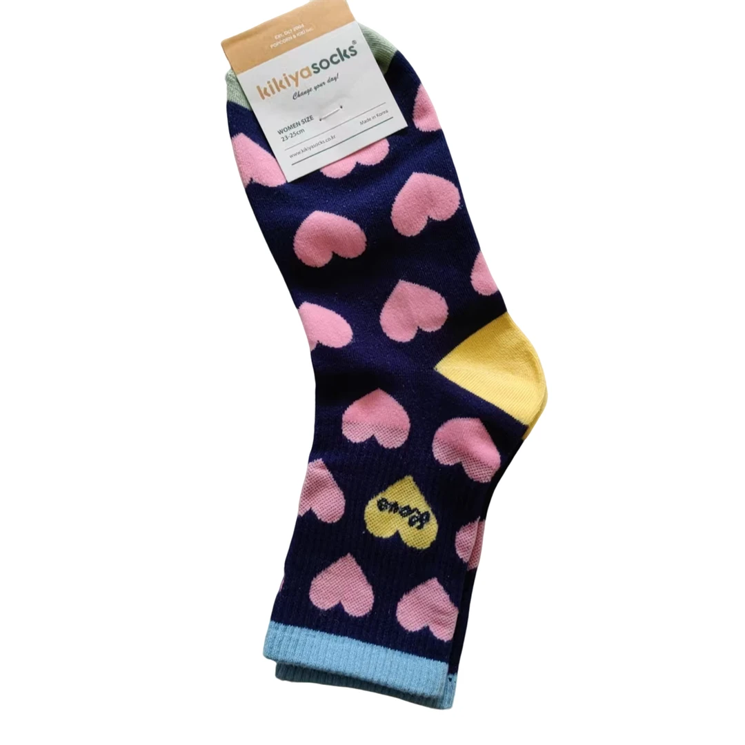 韩国爱心女袜子一双