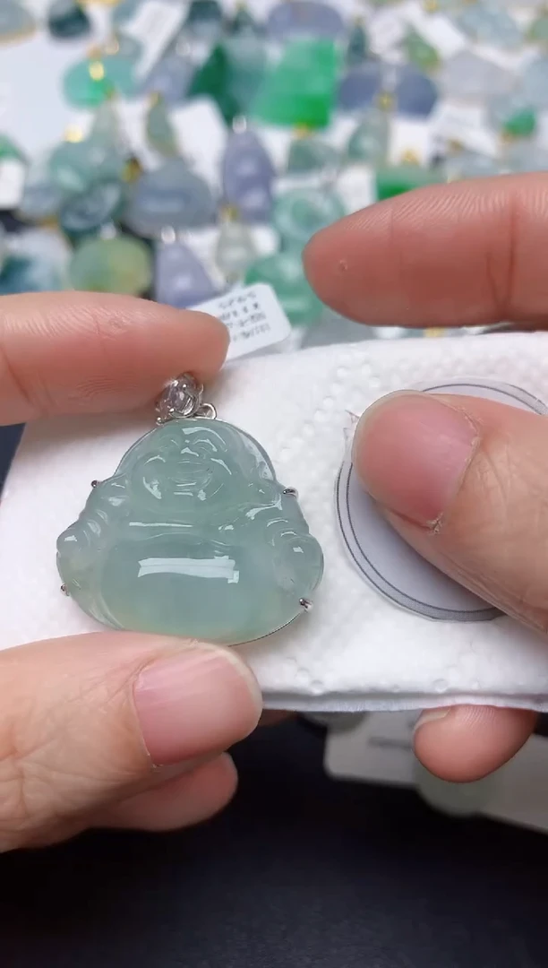 颈饰未镶嵌翡翠天然缅甸A货翡翠