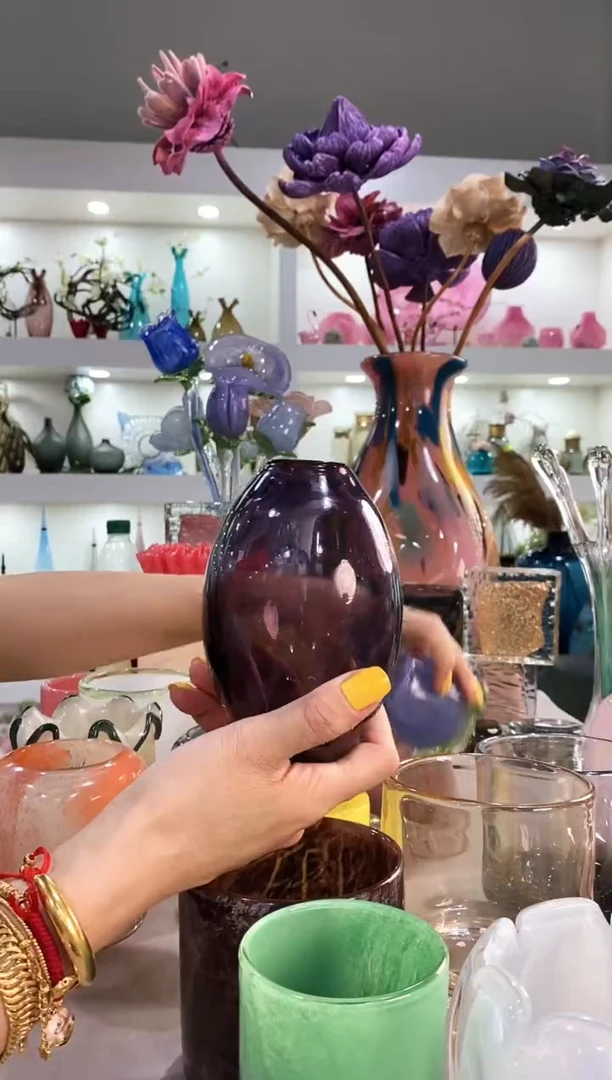 慕忆家手作琉璃花瓶