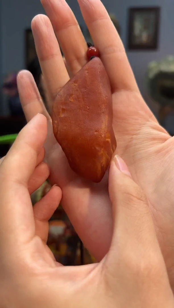 琥珀颈饰未镶嵌吊坠