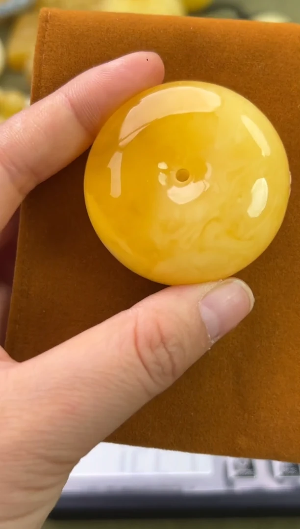 裸石琥珀未镶嵌琥珀蜜蜡吊坠