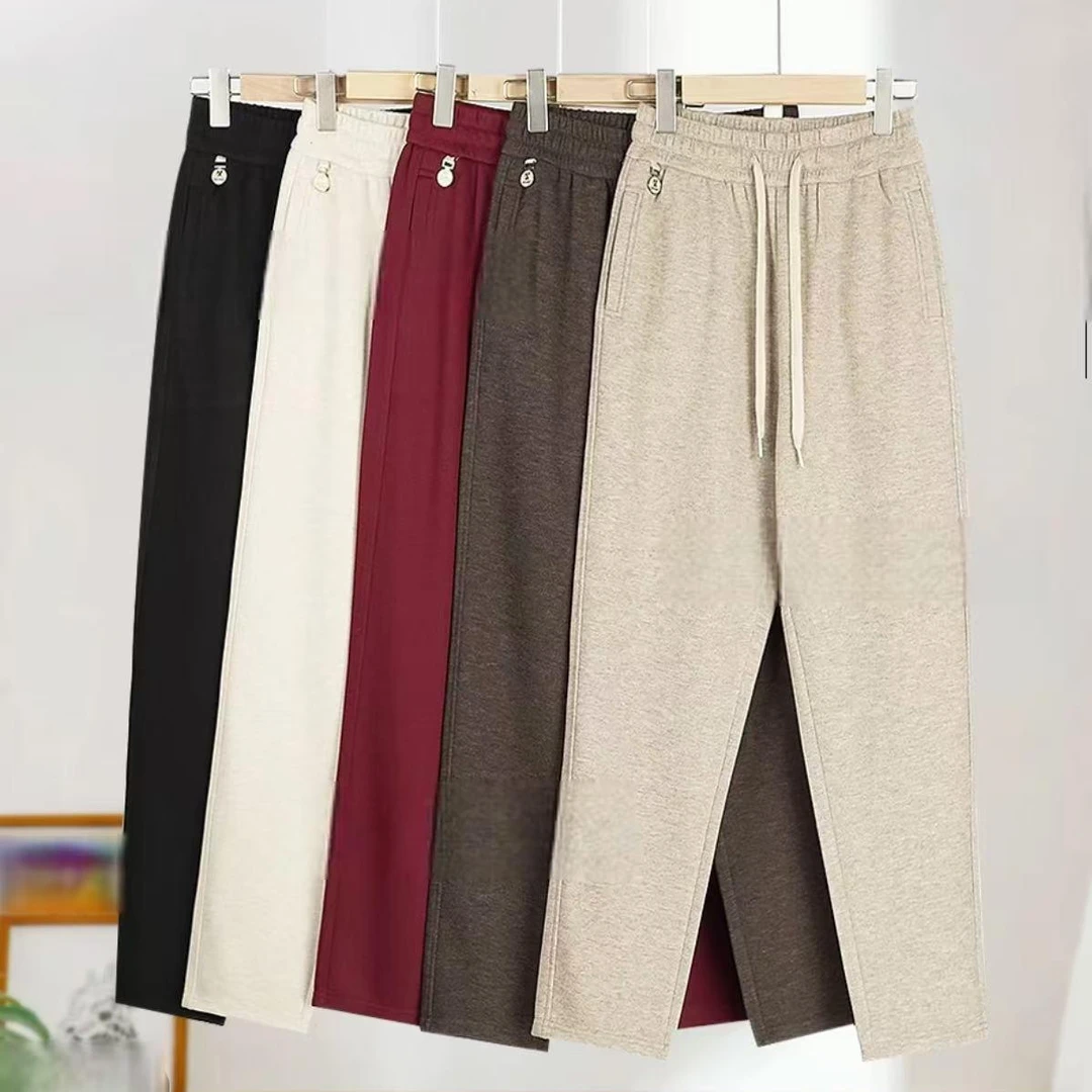 2025春秋新品高腰休闲时尚修身显瘦小脚萝卜裤春夏