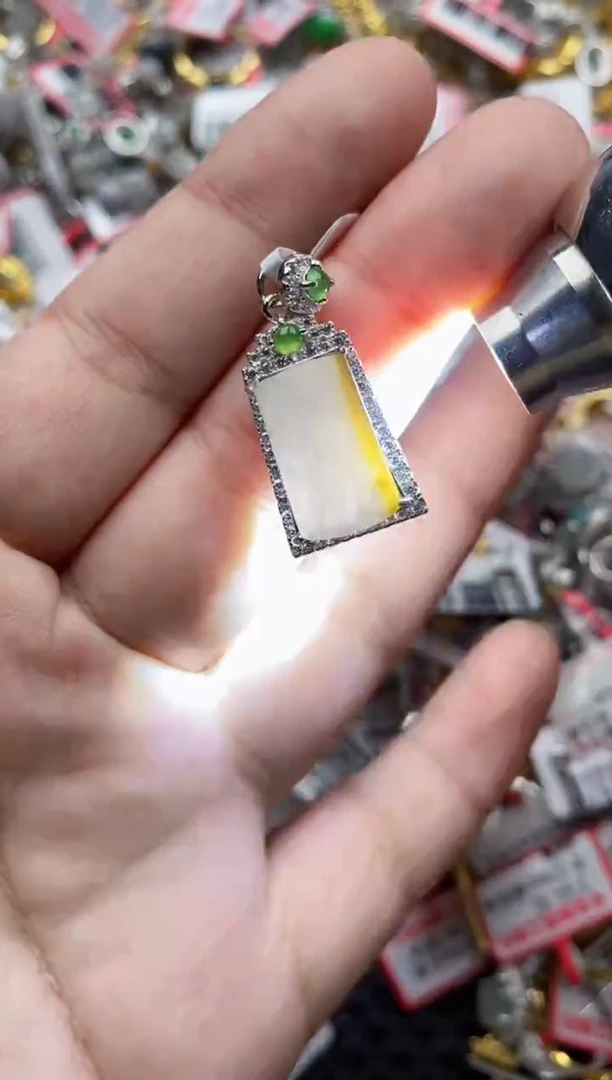 【闪购商品】翡翠戒指银S925镶嵌22222---10