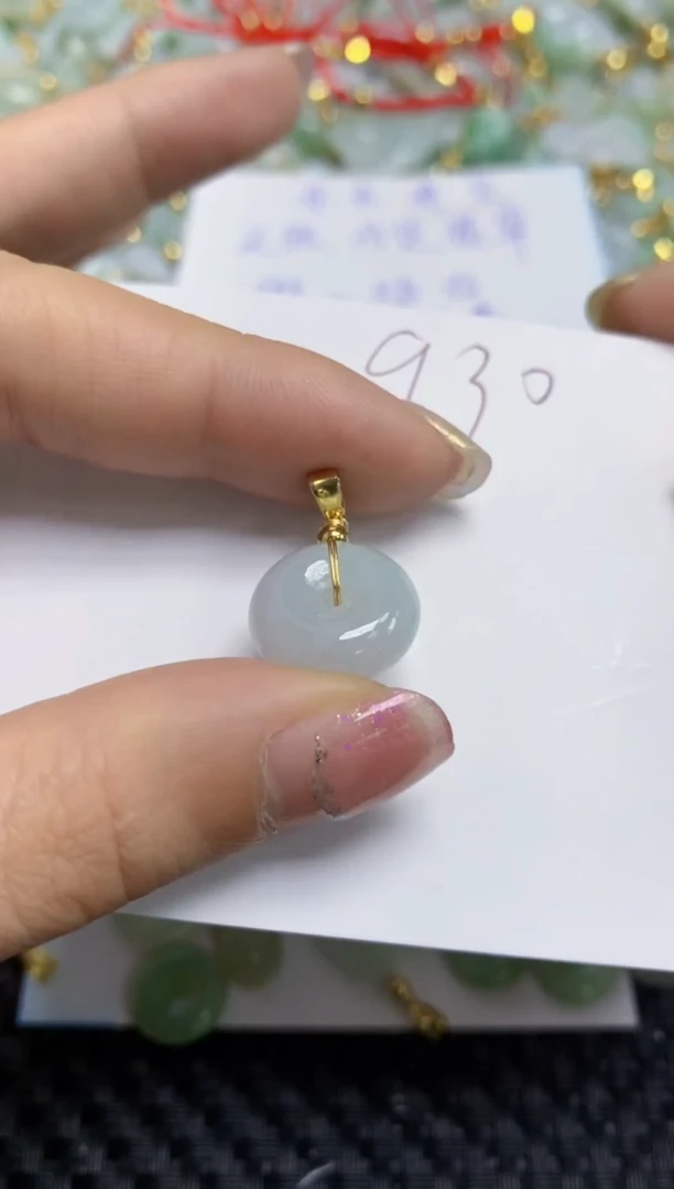 【闪购商品】翡翠颈饰合金天然A货翡翠