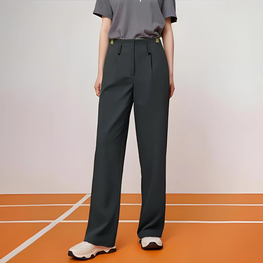 【韩】休闲阔腿裤TB