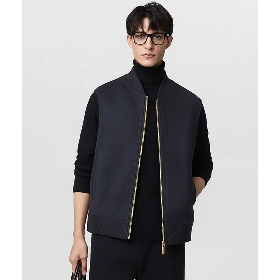 重磅法国罗纹双面马甲 B0319