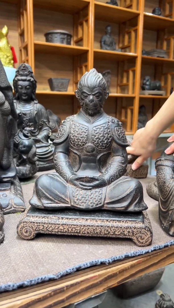 陶土大悟空+小江枫底座