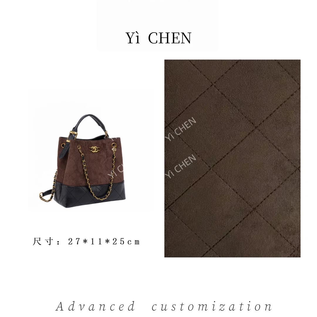 【Yì CHEN】QYX-9998-可可棕 简约时尚女士新款轻奢单肩斜跨包