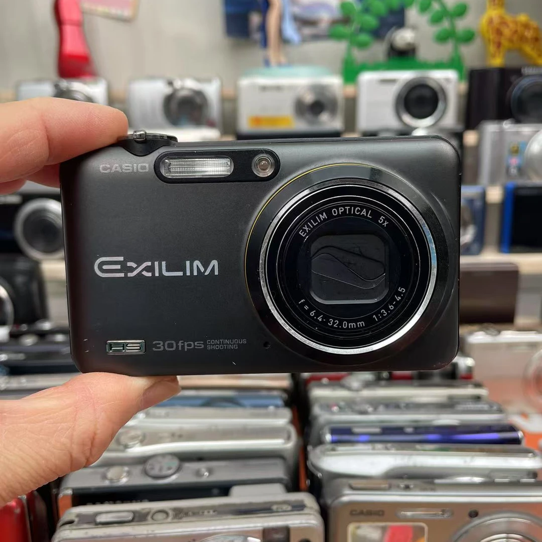 9新 Casio/卡西欧 FC100 微暗角全套配件 数码CCD相机 福利价