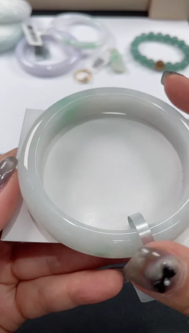 未镶嵌手镯翡翠基地发货H7989 59+