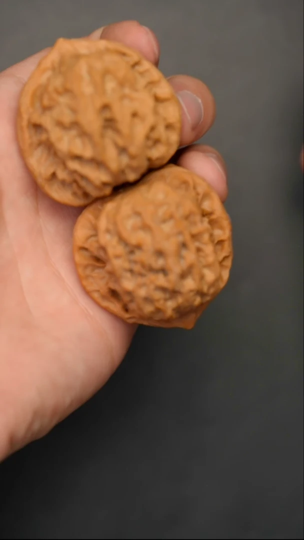 把件文玩核桃全品梨木台42