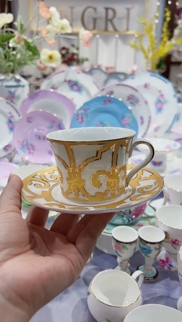 【闪购商品】骨瓷杯碟·