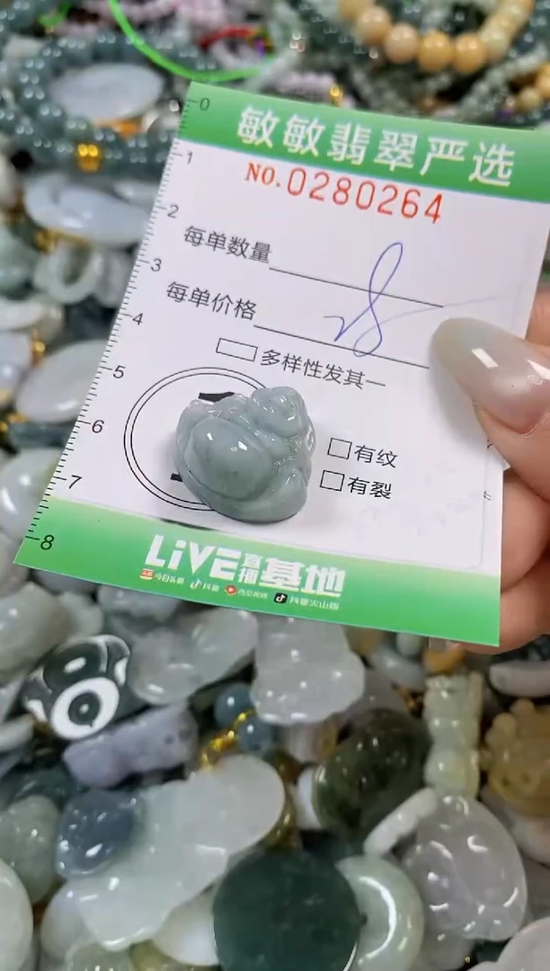 翡翠未镶嵌颈饰闪购0280264