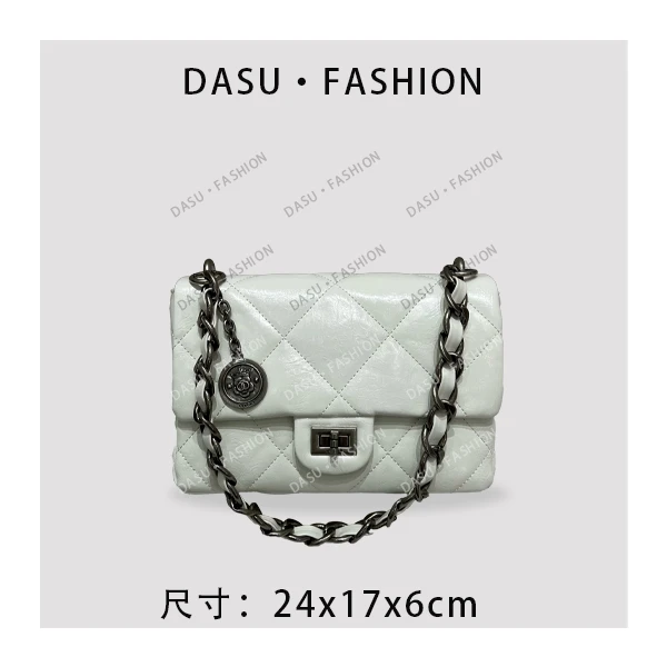 【苏总专属】ZT-D7193-瓷白时尚高端真皮手提包斜挎包大包