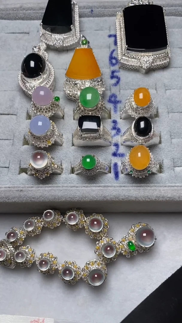 未镶嵌定制翡翠流*、天然缅甸翡翠A货