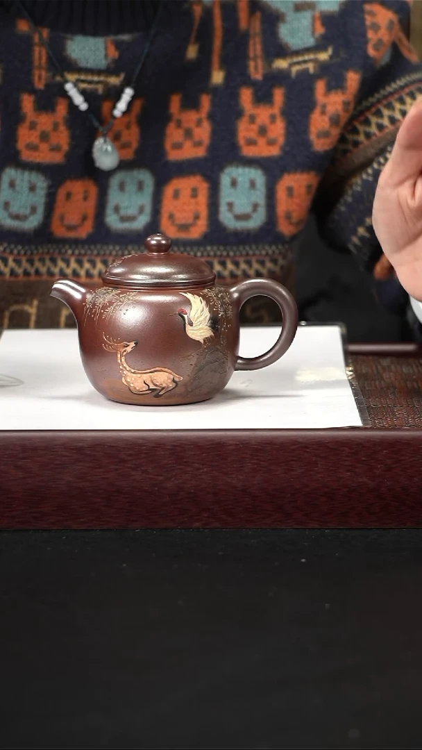 茶壶紫砂柴烧 匏尊