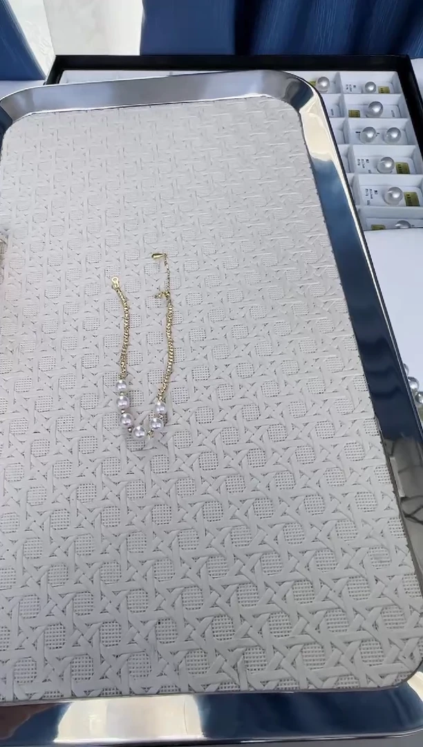 【闪购商品】海水珍珠手链18K金镶嵌akoya手链