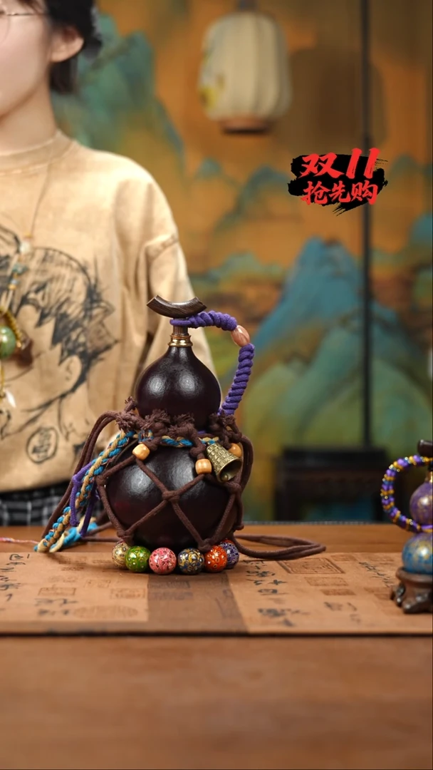 XC067网兜款酒葫芦不包手串