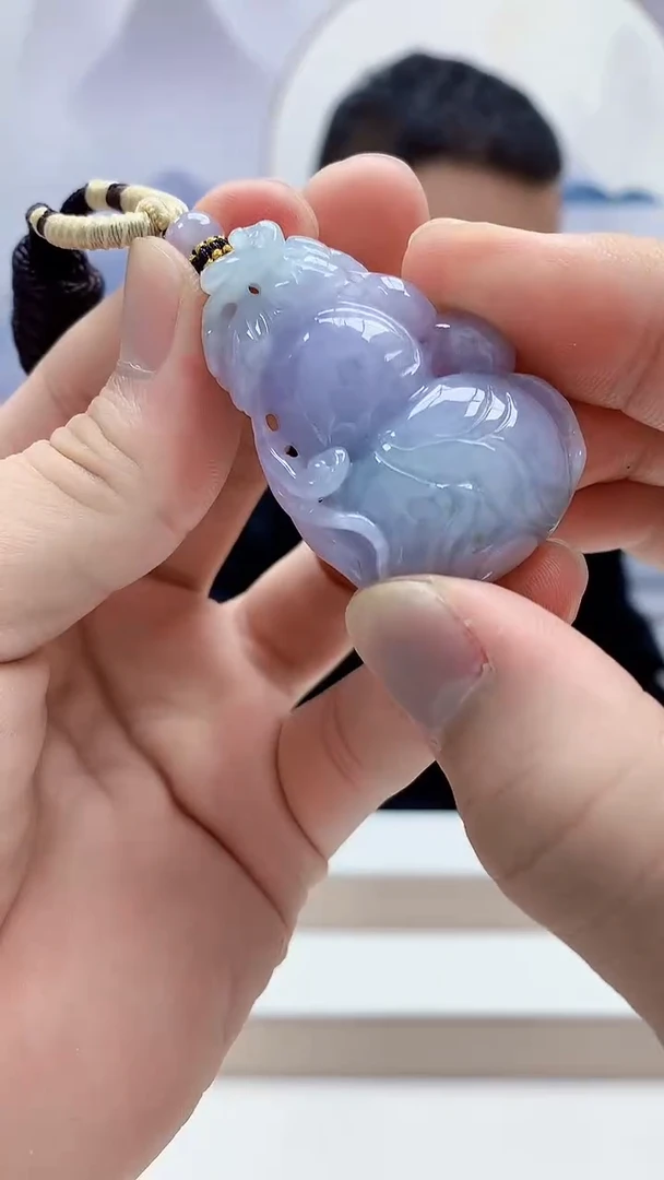 未镶嵌定制翡翠4898bb-毛货挂件31