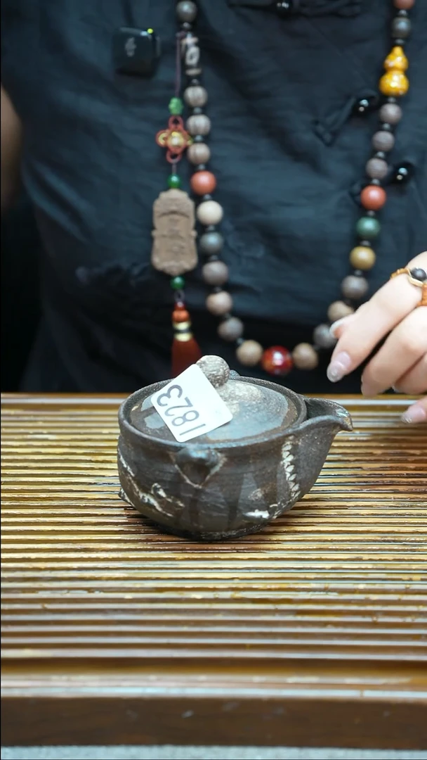 万古烧粗陶手工茶具