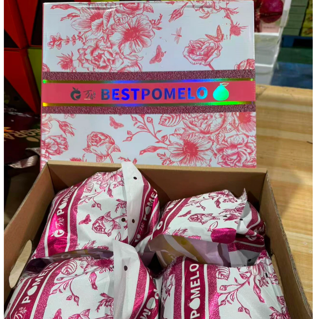 【水果礼盒】四颗【柚子礼盒】清甜多汁，果肉细腻福建省