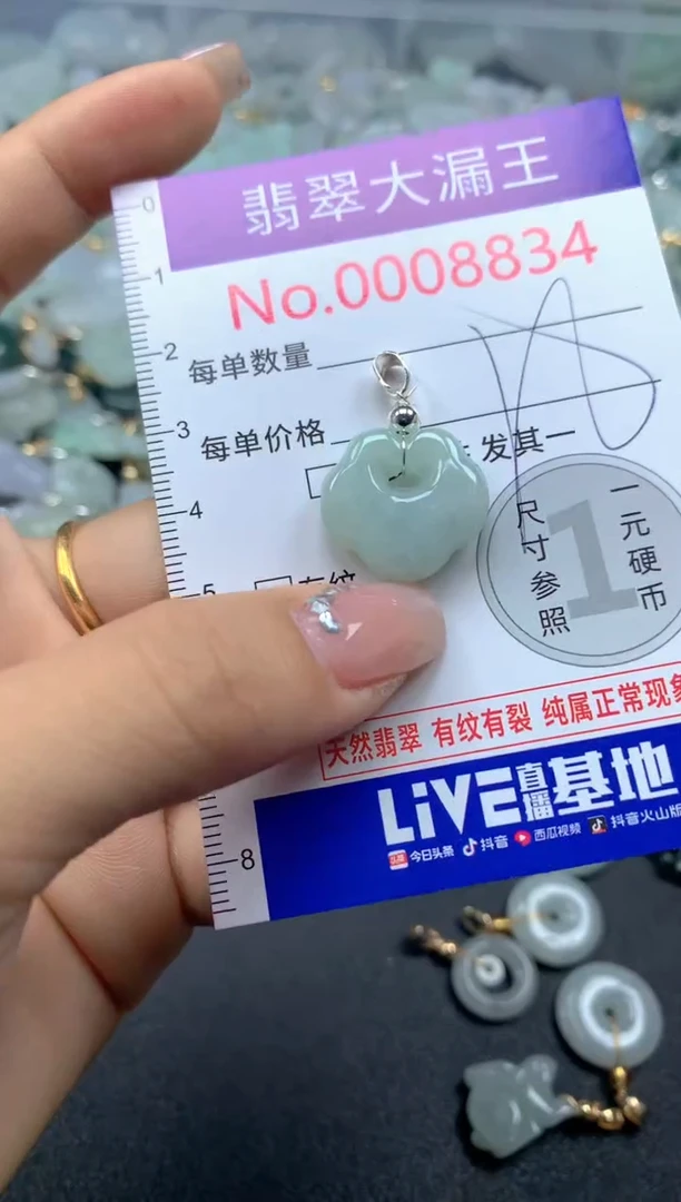 颈饰未镶嵌翡翠8834