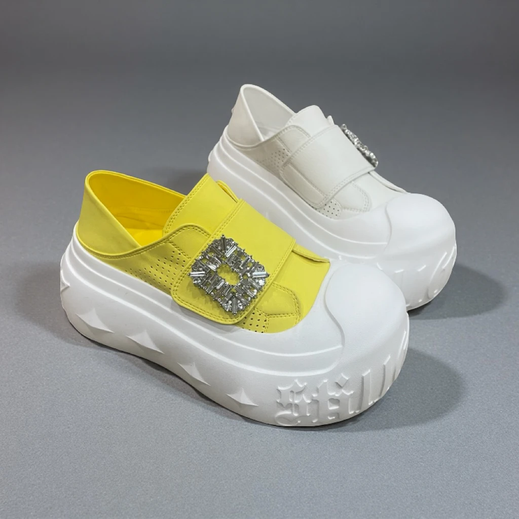 百变.新时尚百搭小香风装饰钻石可拖鞋3395-1