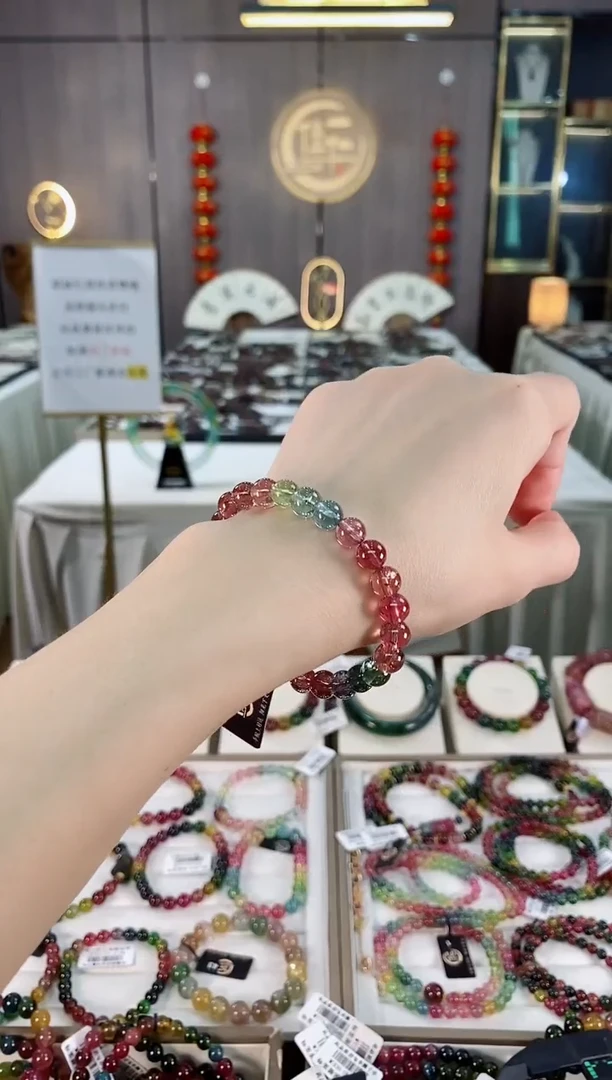 单圈手串未镶嵌碧玺（多样性发一条）hon