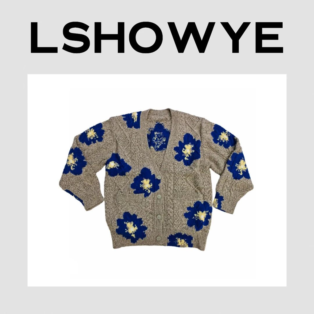 LSHOWYE｜花朵羊绒开衫GZJ25090601