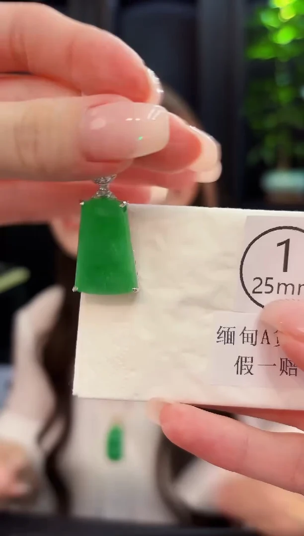 颈饰未镶嵌翡翠 缅料A货/支持复检/一件