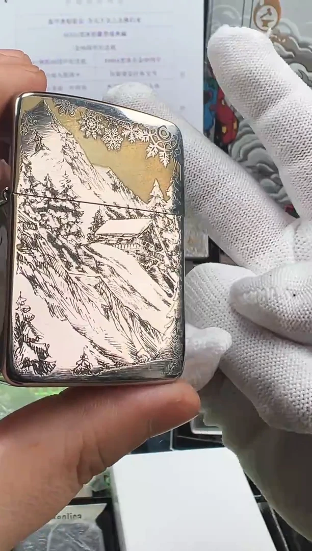 铜雪山小屋-双面精雕1941