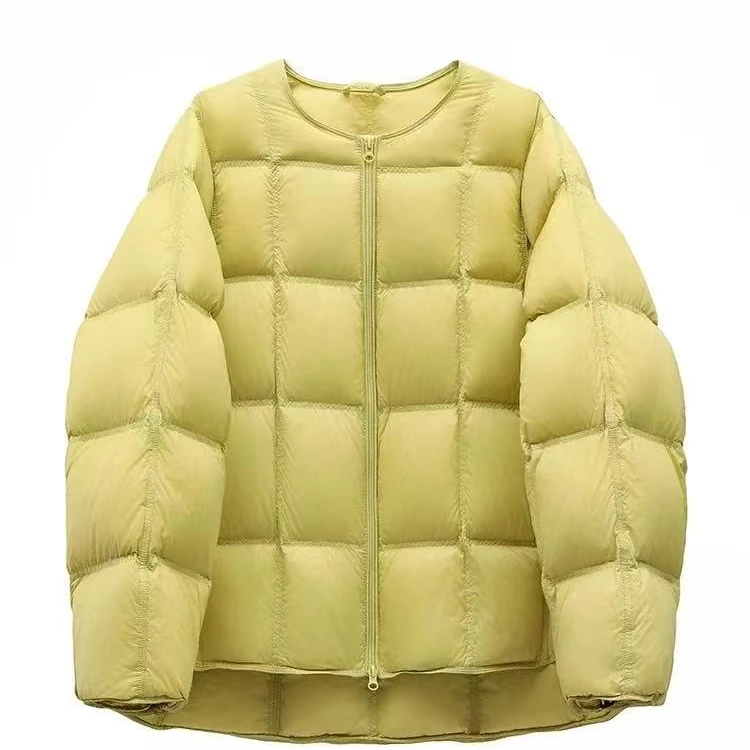 90白鹅绒2025春款羽绒服保暖个性外套羽绒服LZ