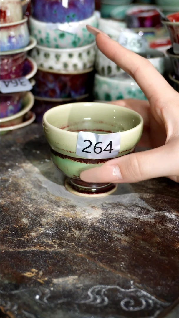 摆件精品窑变钧瓷茶器