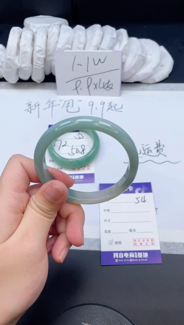 【闪购商品】石英质玉手镯未镶嵌54/58.8