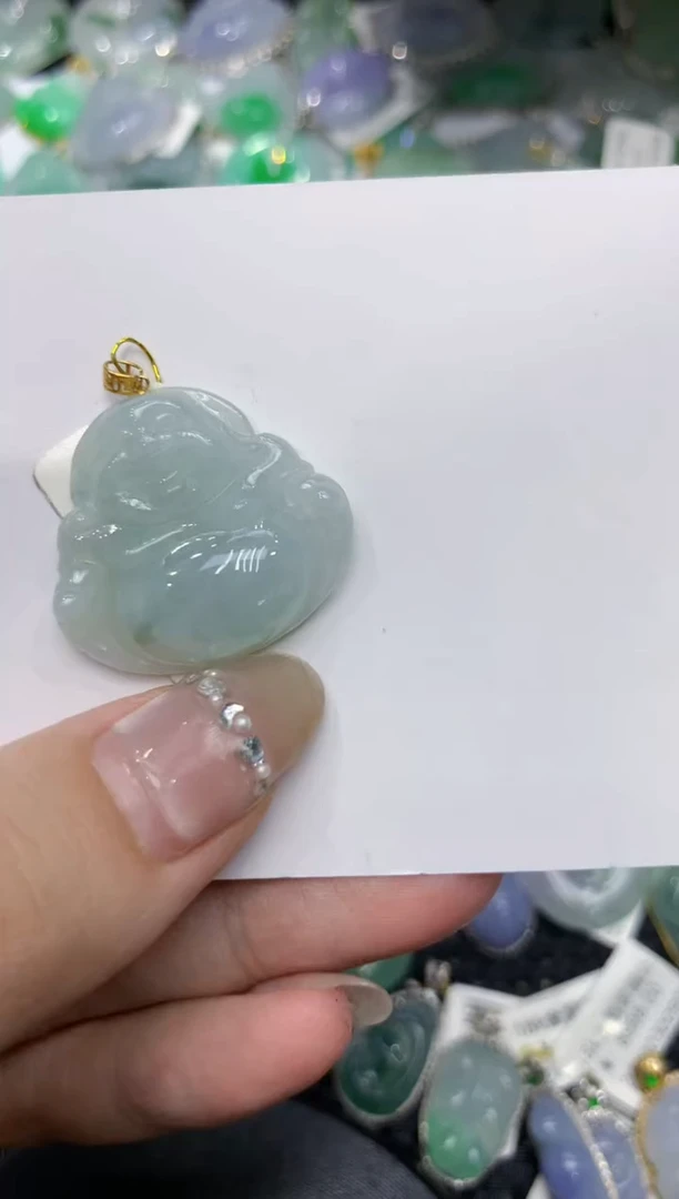 【闪购商品】翡翠颈饰18K金镶嵌222222222