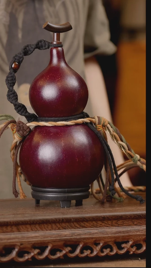 109号精品天然大漆酒葫芦一物一拍~