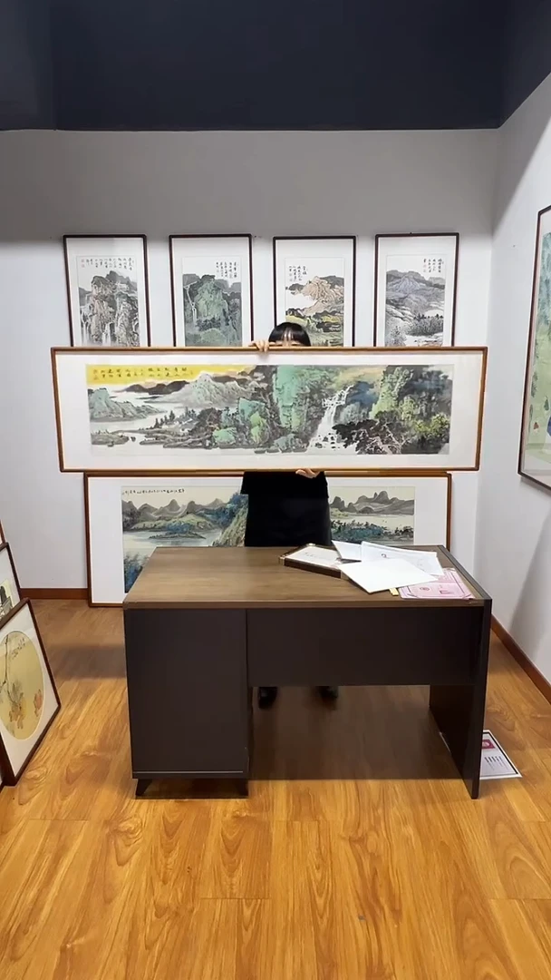 国画张现军 160*45 绿水青山 就是金山银山