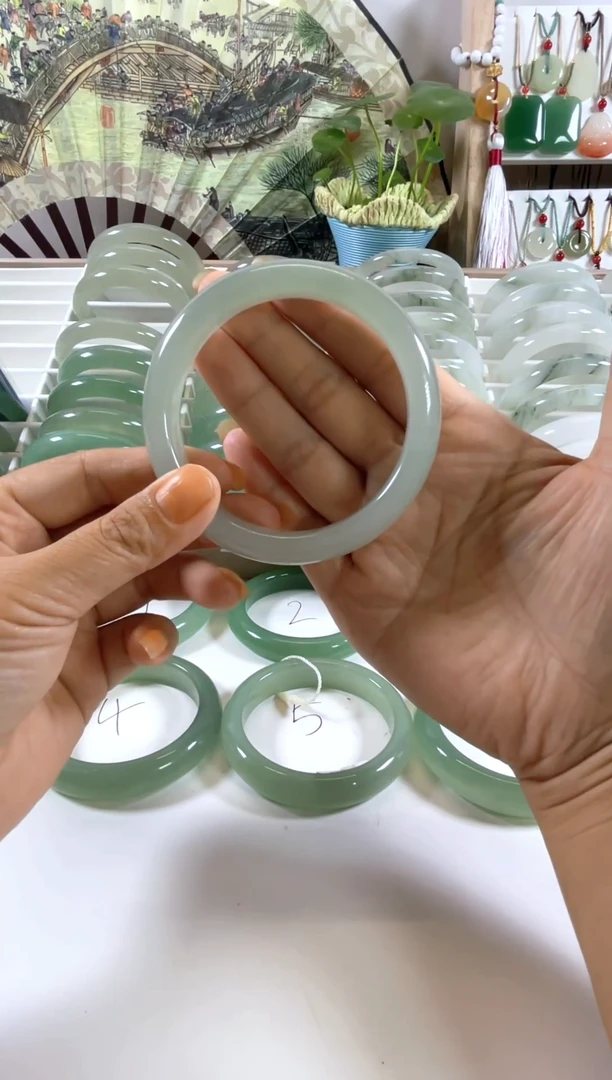 未镶嵌手镯东陵石60圈福利款【默认微瑕】