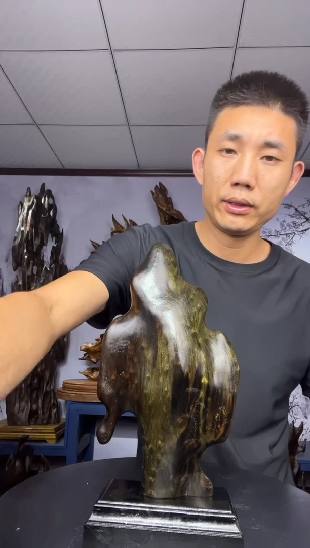 金丝楠木雕款南*金丝楠木工艺品摆件