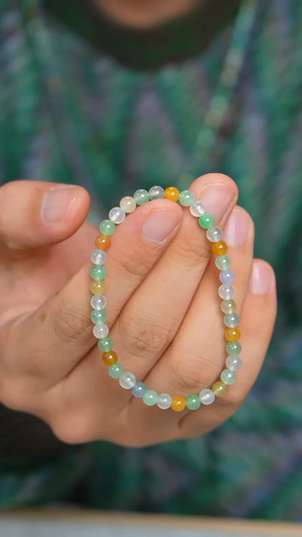 【闪购商品】翡翠手串未镶嵌59号-5mm手串/G/3