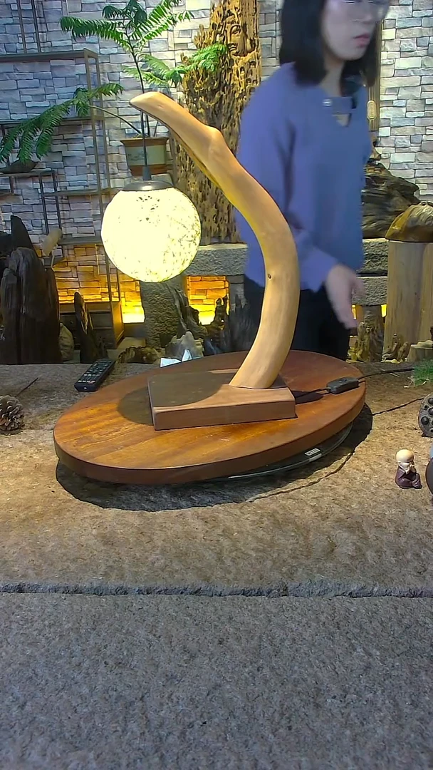 木茶室空间氛围灯