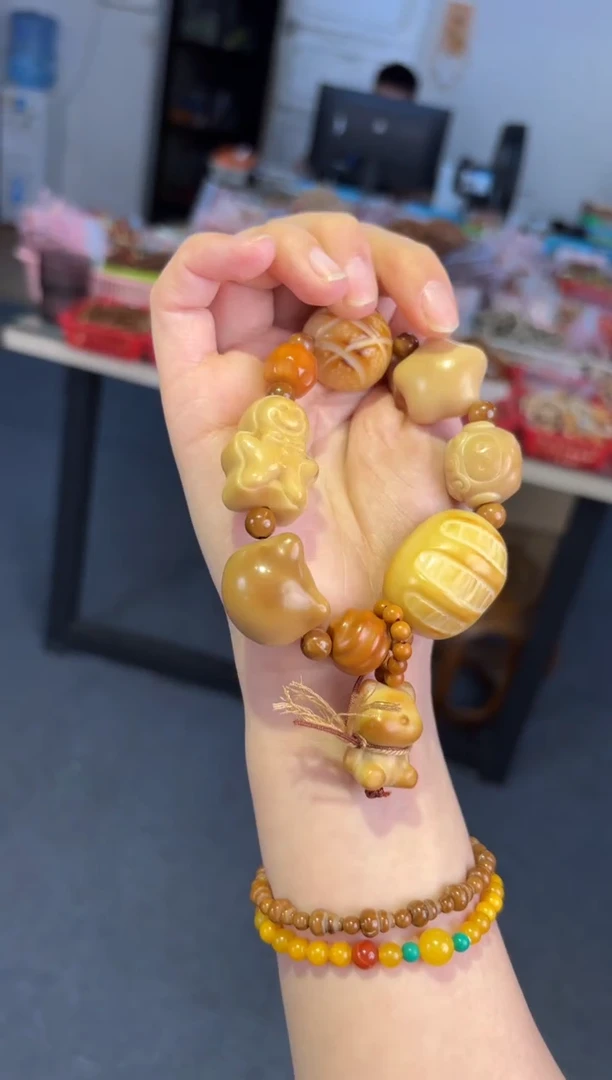 吊坠菩提根/象牙果 2.2 象牙果可爱多单圈