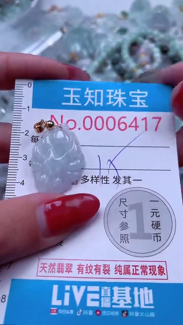 吊坠(不含链)未镶嵌翡翠6417