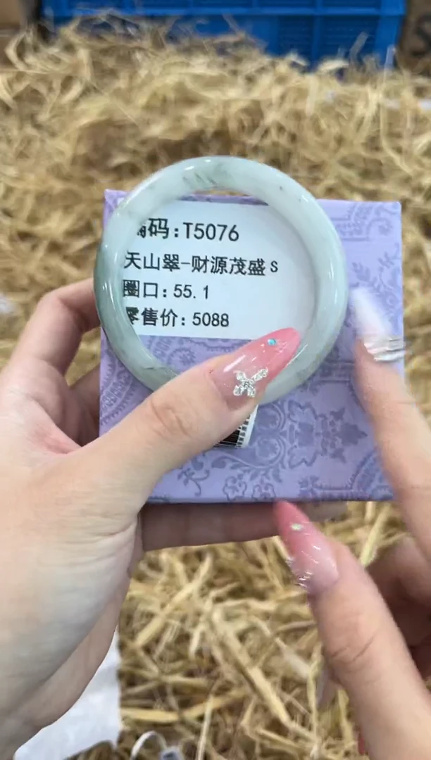 未镶嵌手镯石英质玉T5076