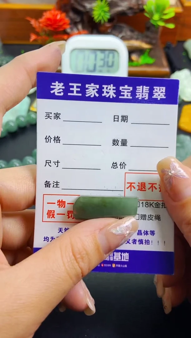 【闪购商品】翡翠颈饰未镶嵌料子