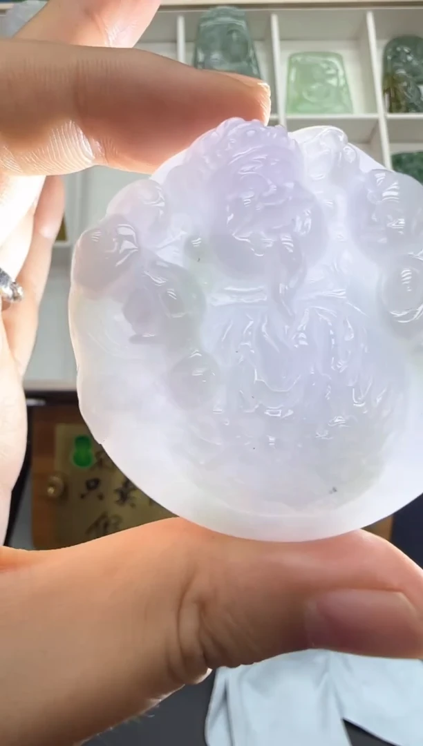 翡翠挂件未镶嵌A货翡翠多样性孤品