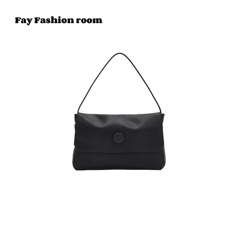 FAY | 慵懒松弛 sally纽扣手提包 简约手拿女包