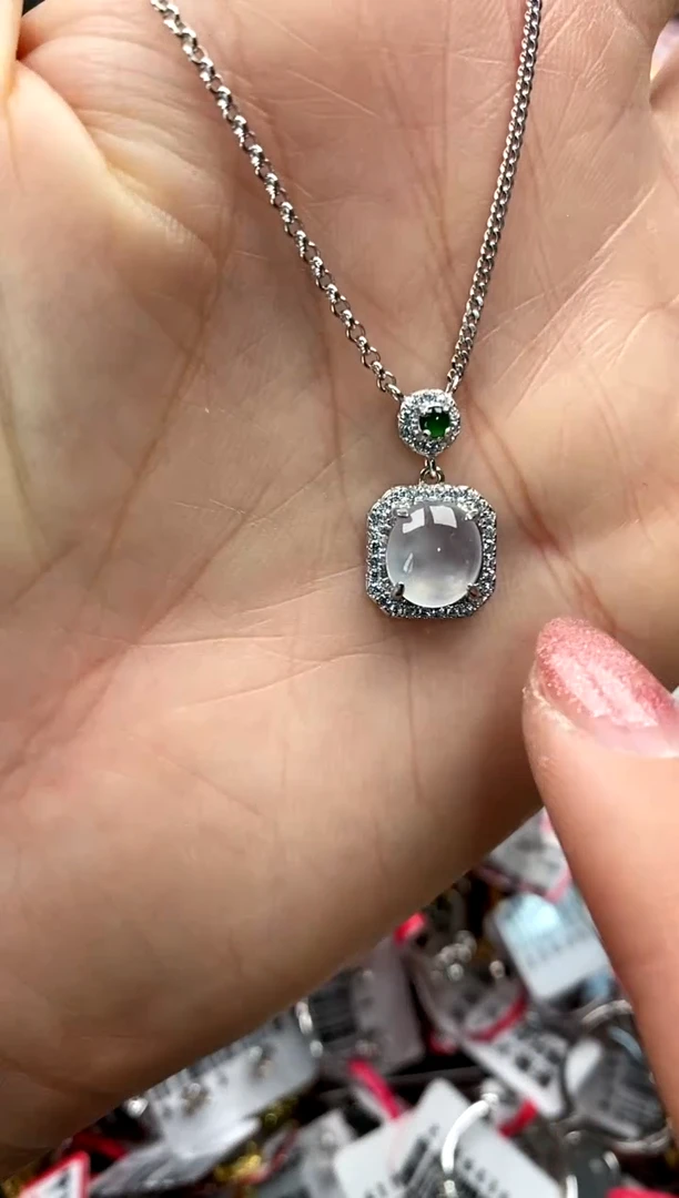 【闪购商品】翡翠戒指银S925镶嵌5555555     6