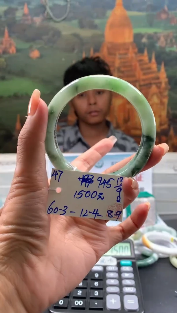 未镶嵌手镯翡翠用****5翡翠手镯 下单联系小耳机#47