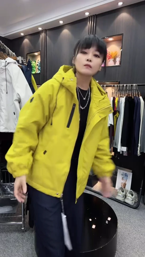 2576黄色二棉服--